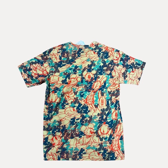 Rare NWT Comme des Garçons X CDG X Disney T Shirt Mickey AOP LIMTED EDITION Sz M - Picture 6 of 6